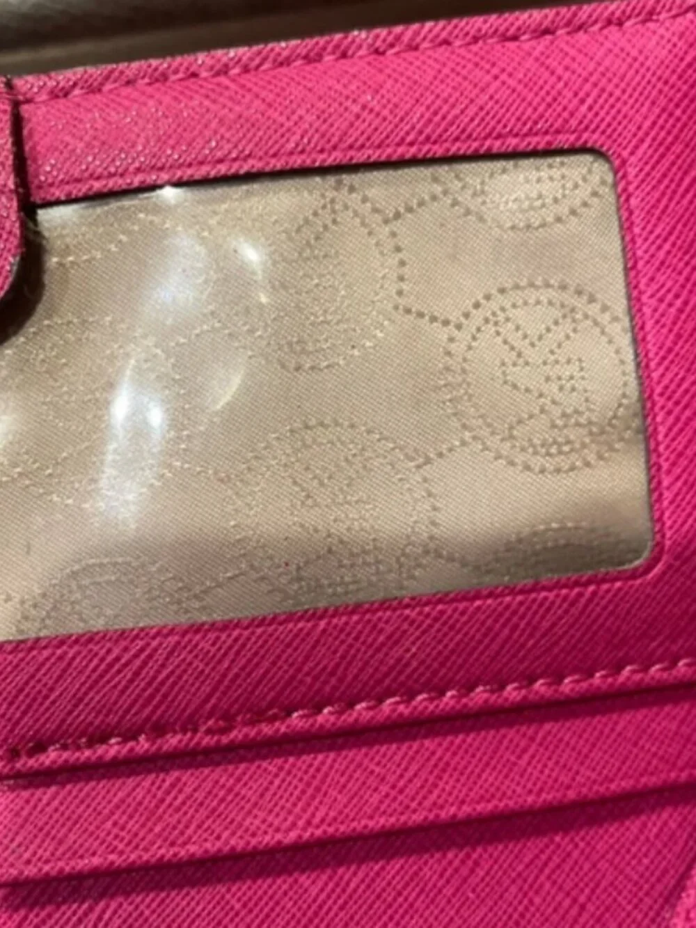 Michael Michael Kors Saffiano Leather Continental Barbie Pink Wallet